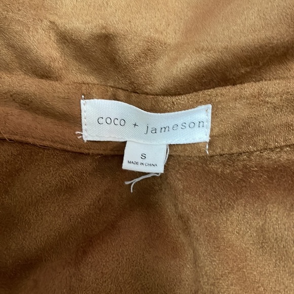 Coco & Jameson faux suede short romper small - Picture 7 of 8